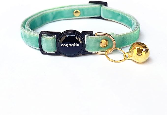 Safety Quick Release Cat Collars, Double Velvet by Cognatio