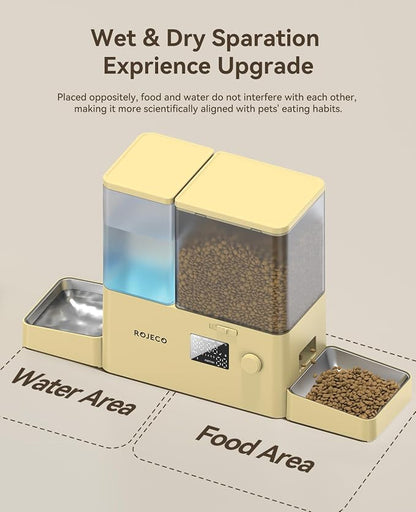 Rojeco 36Cups/8.5L Pet Automatic Cat Feeder and Gravity Water Dispenser - Image 3