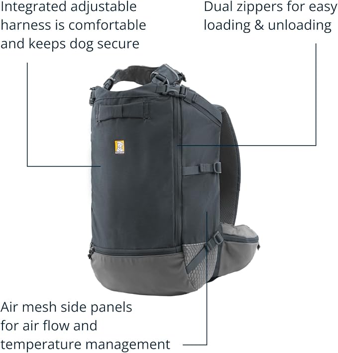 Ruffwear, Hitch Hiker Dog Backpack Carrier, Hands-Free Dog Carrier Backpack - Image 3