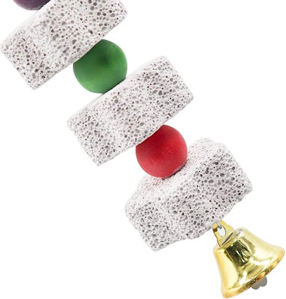 2 Pack Large Bird Chewing Toy, Parrot Beak Grinding Calcium Stone - Image 5
