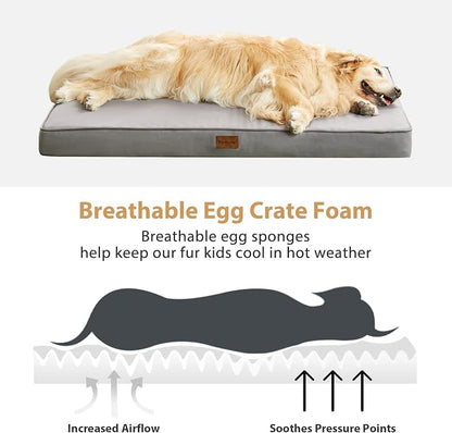 BFPETHOME Outdoor Dog Beds for Large Dogs, Waterproof Dog Bed for Medium - Image 5
