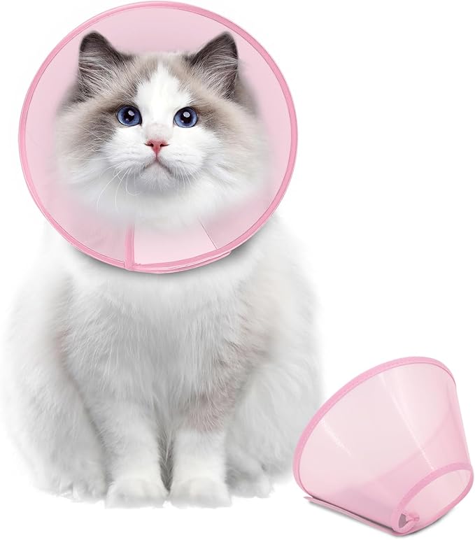 Supet Dog Cone Collar Adjustable After Surgery, Comfortable Pet Recovery Collar by Supet