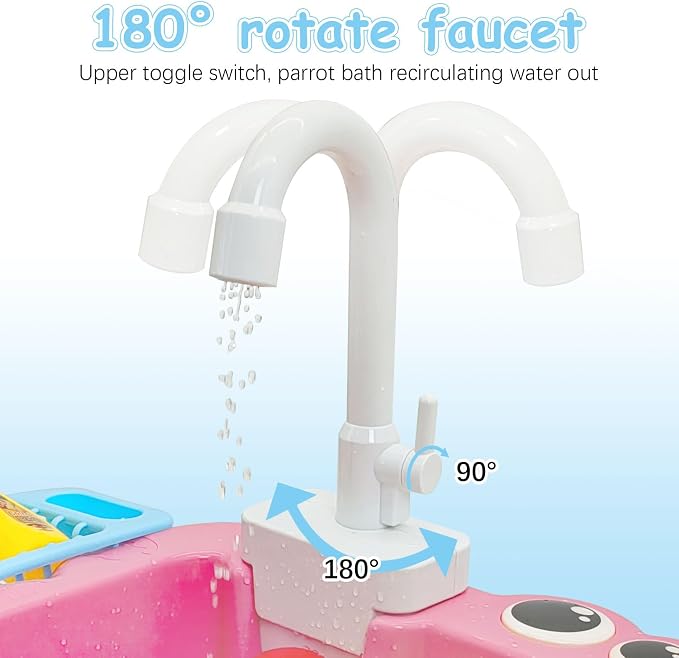 PINVNBY Parrot Bath Tub Bird Automatic Bathtub - Image 4