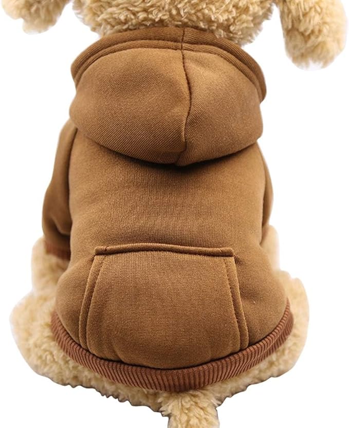 Jecikelon Winter Dog Hoodie Sweatshirts by Jecikelon