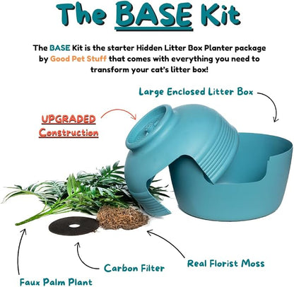 Good Pet Stuff Hidden Litter Box Planter, Decorative Cat Litter Enclosure - Image 5
