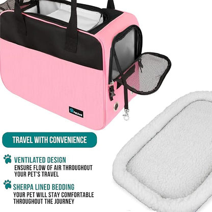PetAmi Dog Purse Carrier for Small Dogs, Airline Approved Soft Sided Pet Carrier - Image 4