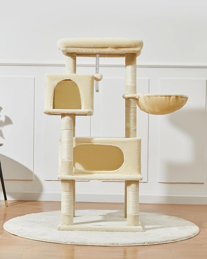 Taoqimiao Cat Tree, 49-Inch Cat Tower - Image 4