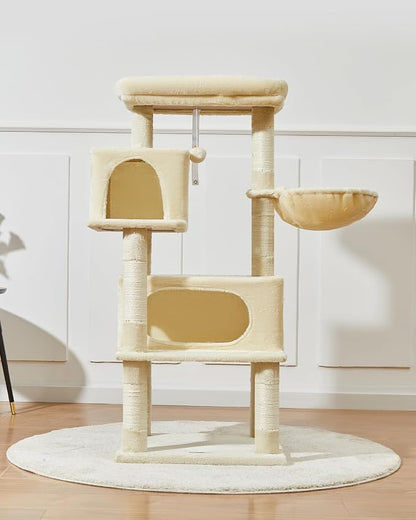 Taoqimiao Cat Tree, 49-Inch Cat Tower - Image 4
