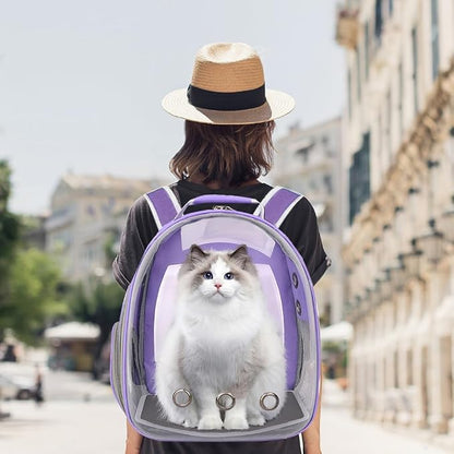 Pet Backpack Carrier, Bubble Backpack Cat Carrier, Pets and Small Dogs - Image 3