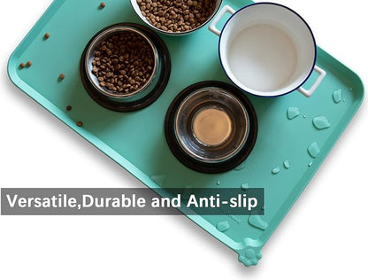 Hoki Found Large Silicone Non Slip Pet Food Mats - Image 4