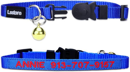 Personalized Nylon Cat Collar Breakaway - Image 2