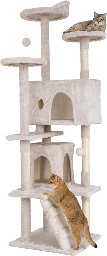 70in Cat Tree Cat Climbing Tower by Home