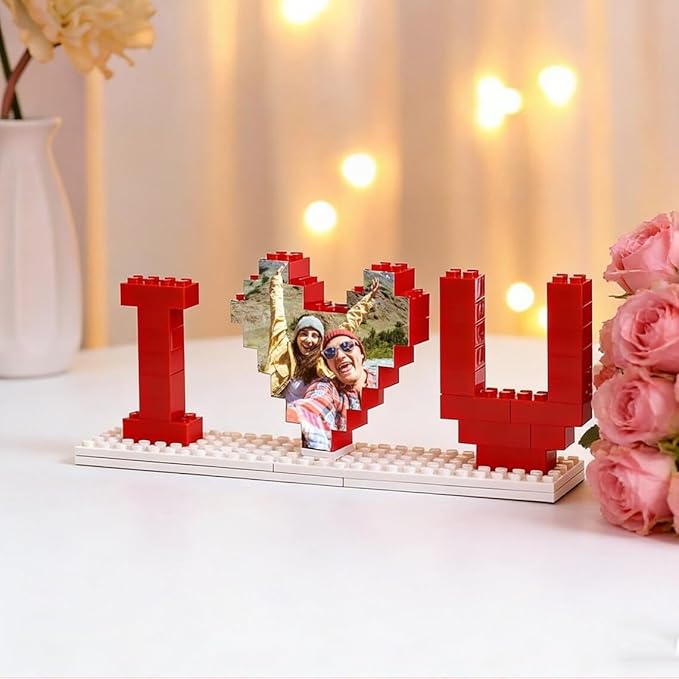 NAZENTI Personalised I Love You Building Bricks - Image 8