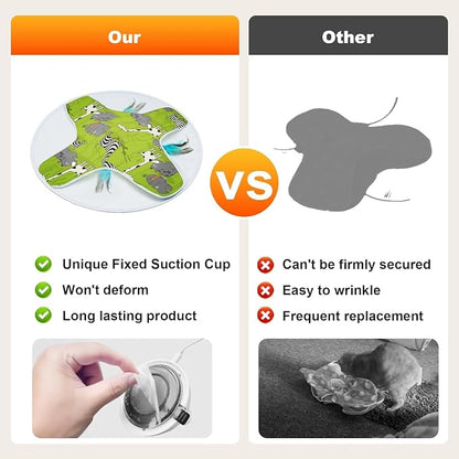 LONGJUMP Cat Toys, Cat Toys for Indoor Cats, Moving Concealed Feathers - Image 3