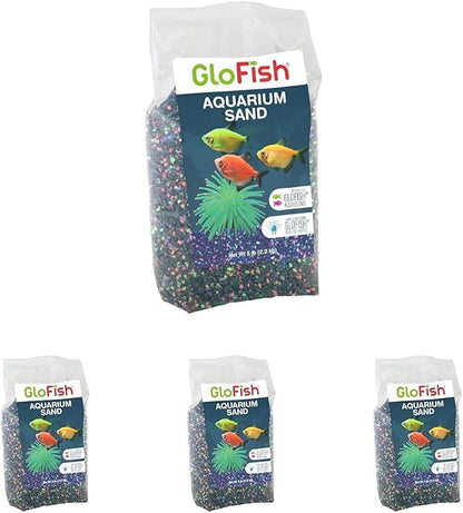 GloFish Aquarium Sand 5 Pounds, Complements Tanks and Décor by GloFish