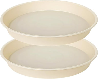 2 Pack of Bird Bath Bowl 12", 1.6" Depth, 10 12 inch Birdbath Bowls Dish Only by Bleuhome