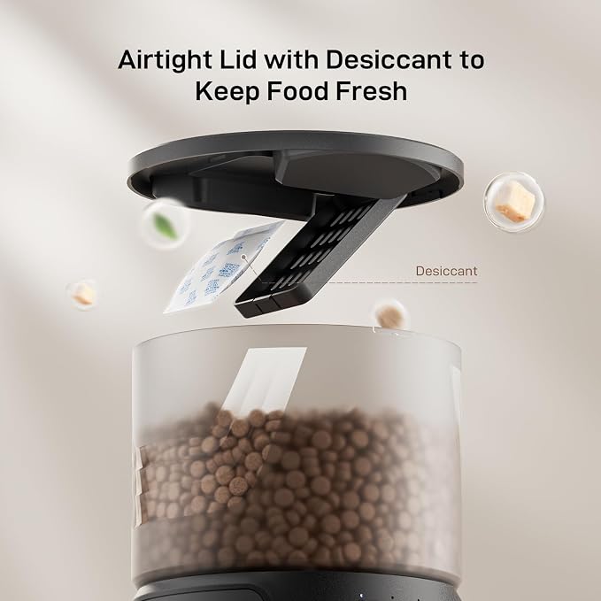 Automatic Cat Feeder and Water Fountain: 3L Timed Precise Cats Food Dispenser& - Image 8