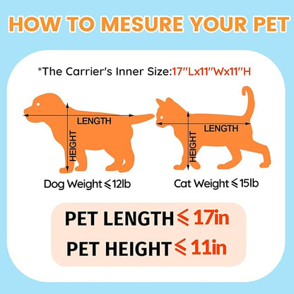 Petskd Top and Side Expandable Pet Carrier 19x13x9 Inches Southwest Allegiant - Image 4