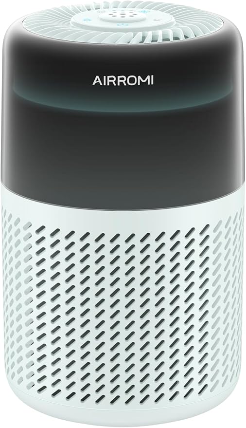 AIRROMI HEPA Air Purifier for Bedroom&Home, Pet Air Purifier for Home Pets by AIRROMI