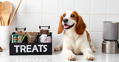Morezi Dog Food Organizers Storage cat Treat jar Organizer Great - Image 6