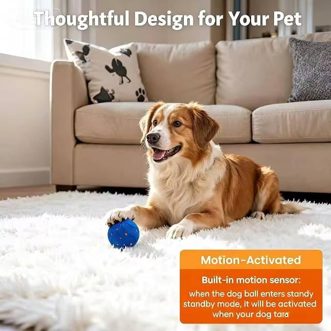 PawPlay 2026 Smart Interactive Dog Ball, Rechargeable Electronic Pet Toy - Image 5
