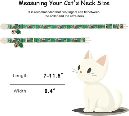 2 Pack St. Patrick’s Day Cat Collars - Image 4
