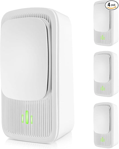 Plug In Negative Ion Air Purifier – 4 Pack Quiet Three-speed Adjustment Air by Unknown