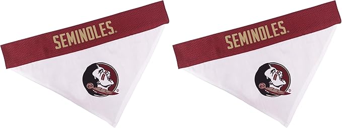Pets First Collegiate Pet Accessories, Reversible Bandana, Florida State by PETSFIRST
