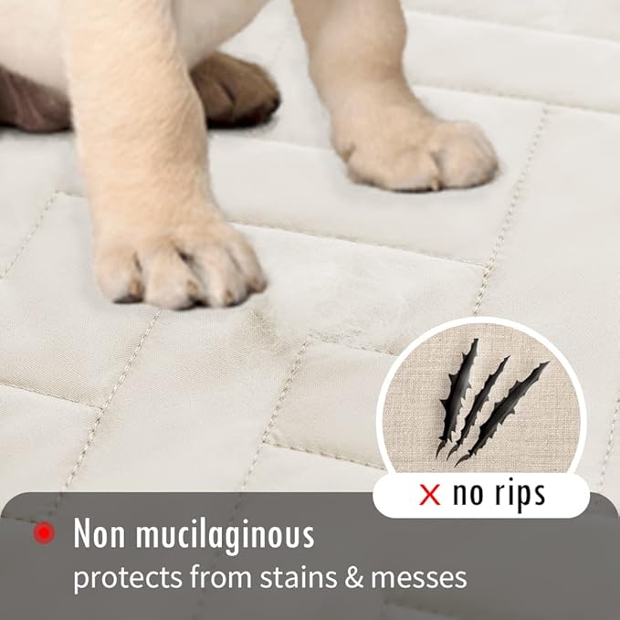 fuguitex Waterproof Dog Bed Cover Couch Cover, Anti-Slip Cat Mat Pet Pad Blanket - Image 4