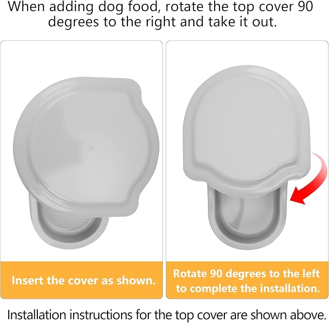 Kenond 9.5L Gravity Large Dog Feeder, Automatic Dog Food Dispenser, Suitable - Image 4
