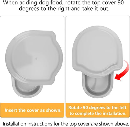 Kenond 9.5L Gravity Large Dog Feeder, Automatic Dog Food Dispenser, Suitable - Image 4
