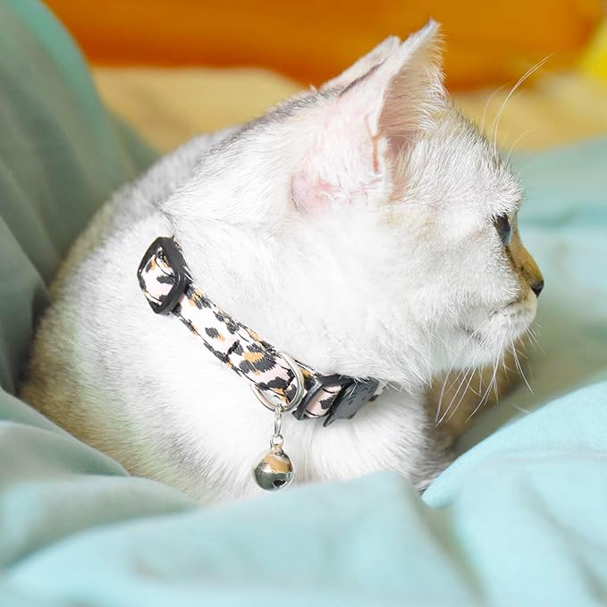 Breakaway Cat Collars with Bell, Durable & Safe Cute Kitten Collars Safety - Image 5