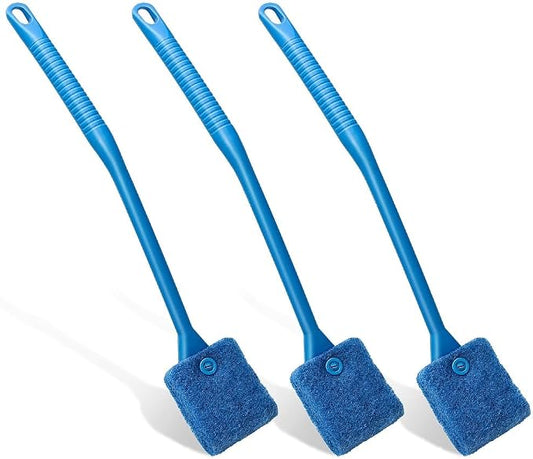 Fish Tank Cleaner with Five Sided Sponge Brush and Long Handle Aquarium by Unknown