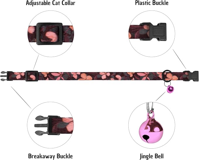 4PCS Breakaway Cat Collars - Image 4