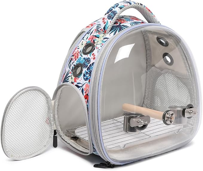 Portable Travel pet Backpack Carrier Hamster Bag Guinea Pig Bird Small Dog cat - Image 4