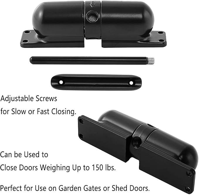 Door Closer Automatic Safety Spring Door Closer – Easy to Install to Convert - Image 2