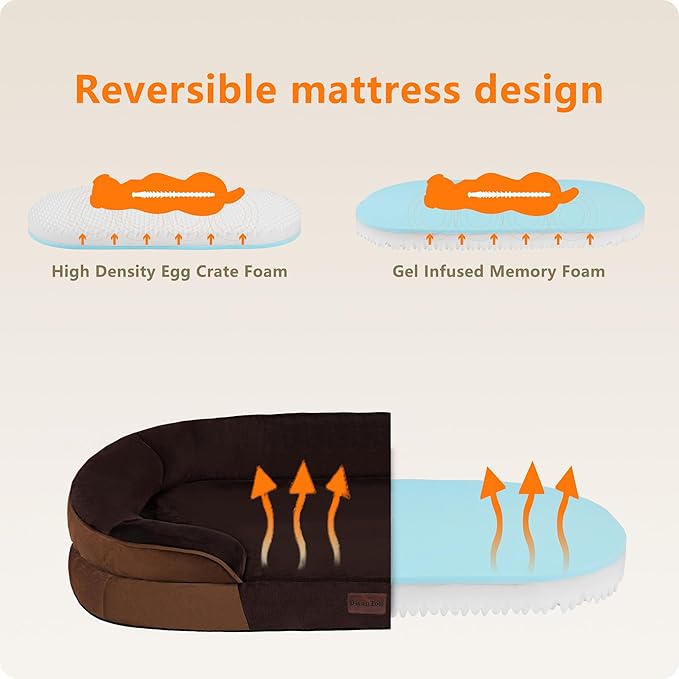 Dwanton Orthopedic Dog Bed for Medium Dogs - Image 3