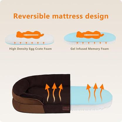 Dwanton Orthopedic Dog Bed for Medium Dogs - Image 3