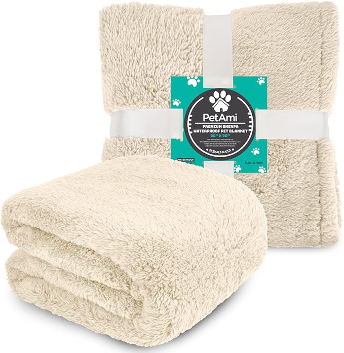 PetAmi Fluffy Waterproof Dog Blanket - Image 7