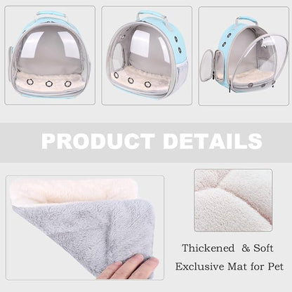 Portable Small Animal Backpack Travel Breathable Pet Carrier Bag Cages - Image 4