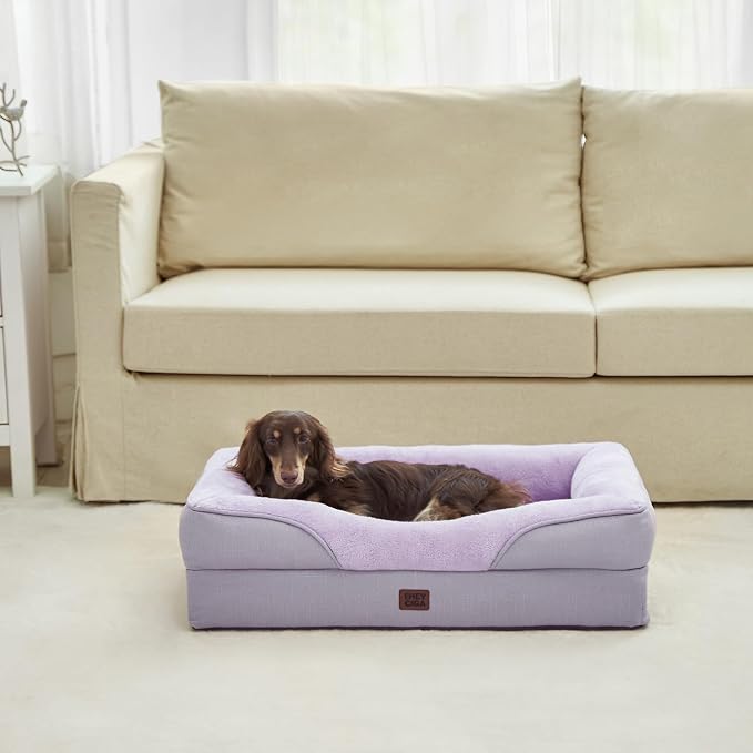 EHEYCIGA Orthopedic Dog Bed for Large Sized Dog, Waterproof Liner & Washable - Image 9