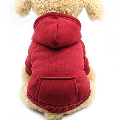 Jecikelon Winter Dog Hoodie Sweatshirts by Jecikelon