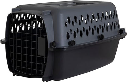 Petmate Pet Porter Dog Kennel 19", Dark Gray & Black, by Petmate