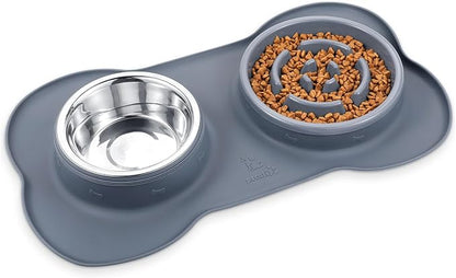 Pecute Slow Feeder Dog Bowls to Slow Down Eating, Dog Bowl Slow Feeder by pecute