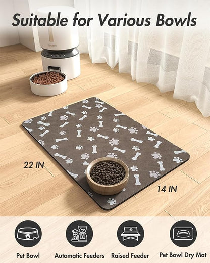 MontVoo Dog Food Mat-Pet Feeding Mat - Image 8