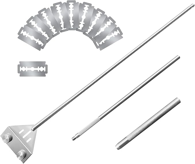 Kirecoo Algae Scraper for Glass Aquariums, 25.6" Fish Tank Cleaner, Stainless by Kirecoo