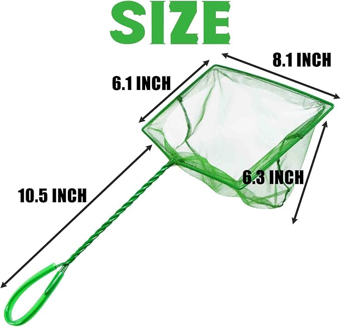 Aquarium Fishing Net Fish Tank Cleaning Tools Fine Mesh Net - Image 2