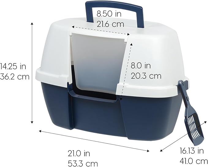IRIS USA Corner Cat Litter Box Enclosure - Image 2