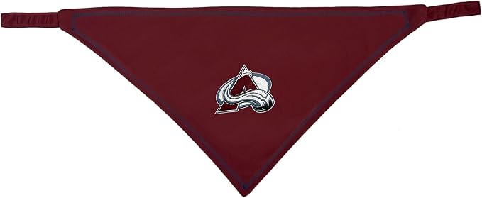 Pets First NHL Colorado Avalanche TIE Bandana, Size Large/X-Large. Dog Bandana - Image 2