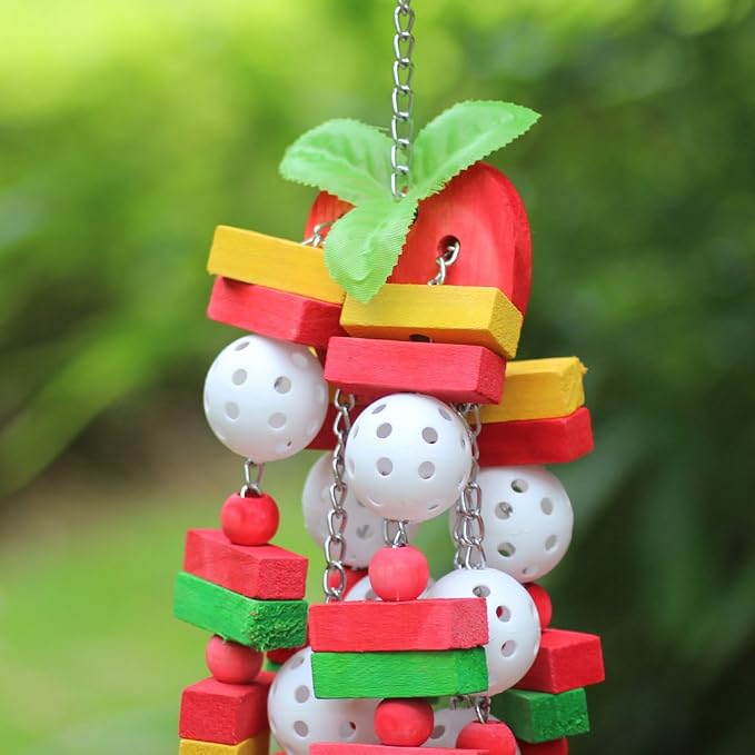 Bird Chewing Toy Large Medium Parrot Cage Bite Toys African Grey Macaws - Image 4